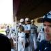 Saline players hug in the dugout after losing to Bedford on Monday, June 3. Daniel Brenner I AnnArbor.com
